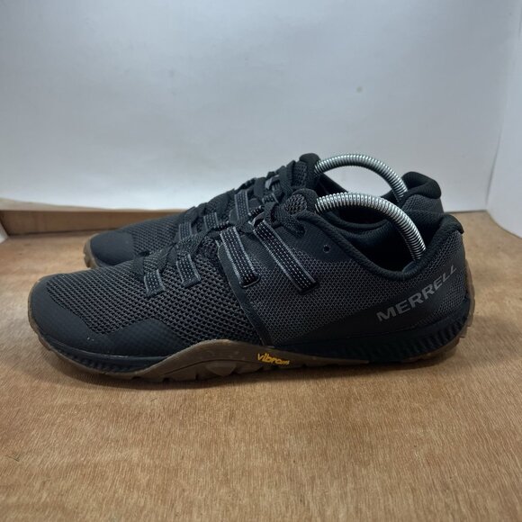 Merrell Trail Glove 6 Men's Size 10 Black Gum Running Shoes Sneakers J135379 - Picture 3 of 9